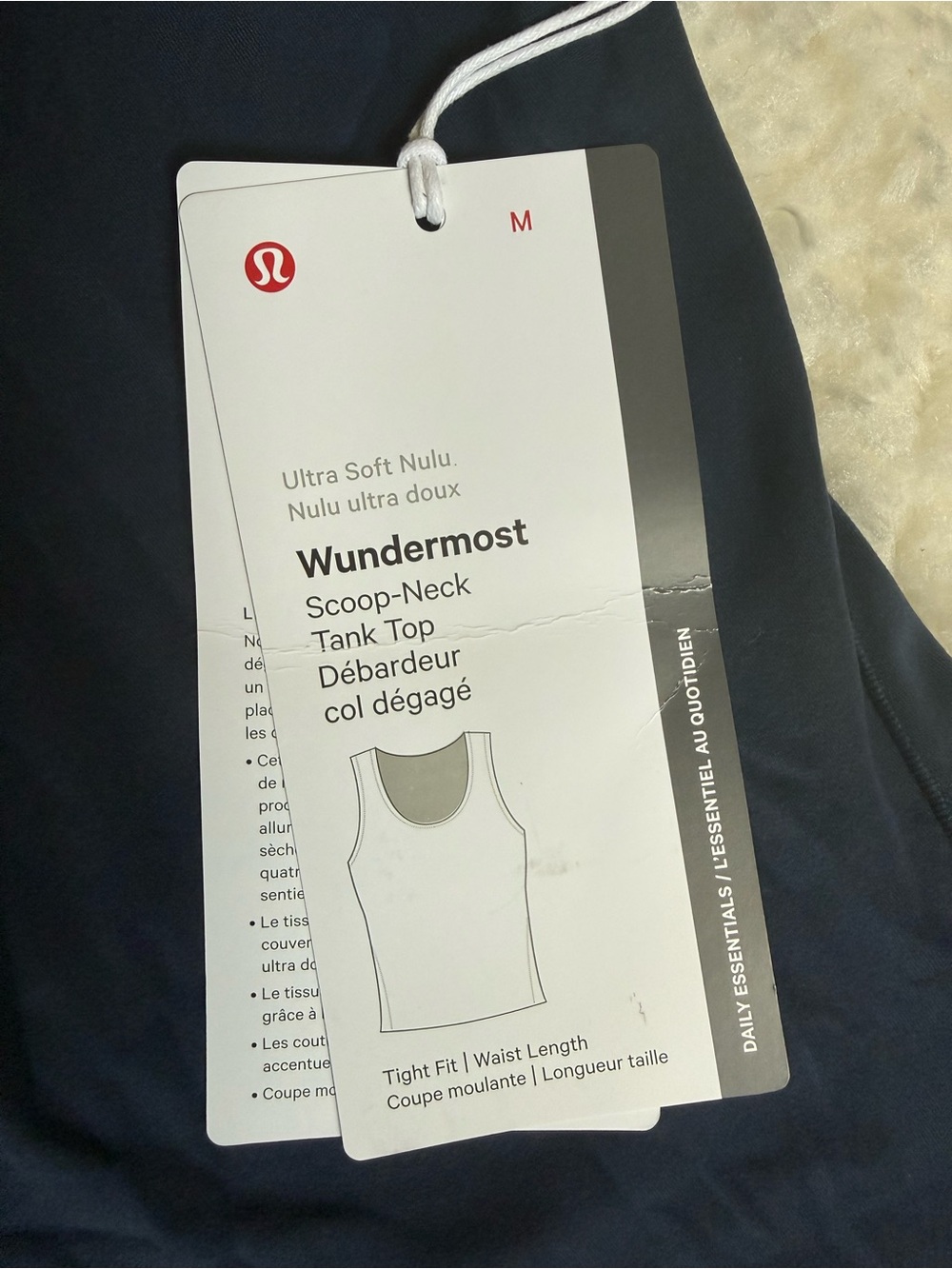 Lululemon Wundermost Ultra-Soft Nulu Scoop-Neck Tank Top
Club Blue - Picture 3 of 7